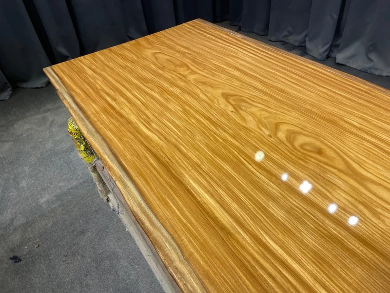 Teak Wood Slab Table