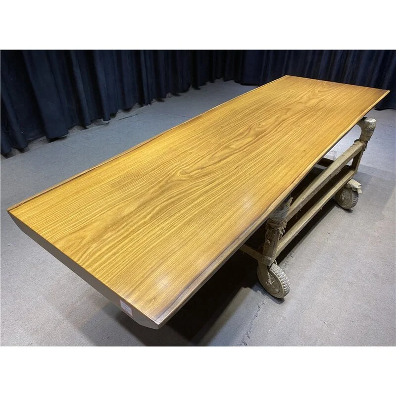 Virtue Live Edge Teak Wood Slab Table