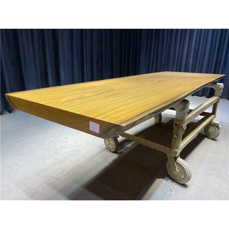 Virtue Live Edge Teak Wood Slab Table