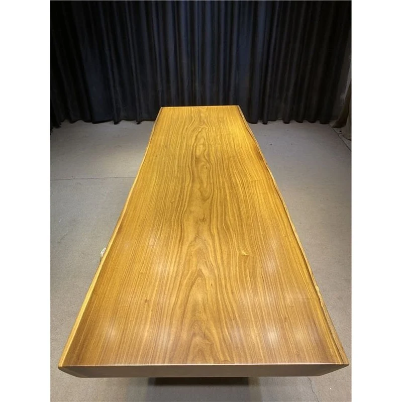 Virtue Live Edge Teak Wood Slab Table