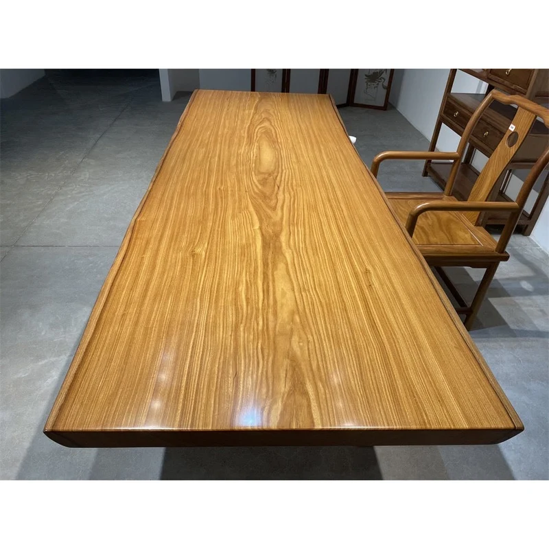 Finesse Live Edge Teak Dining Table