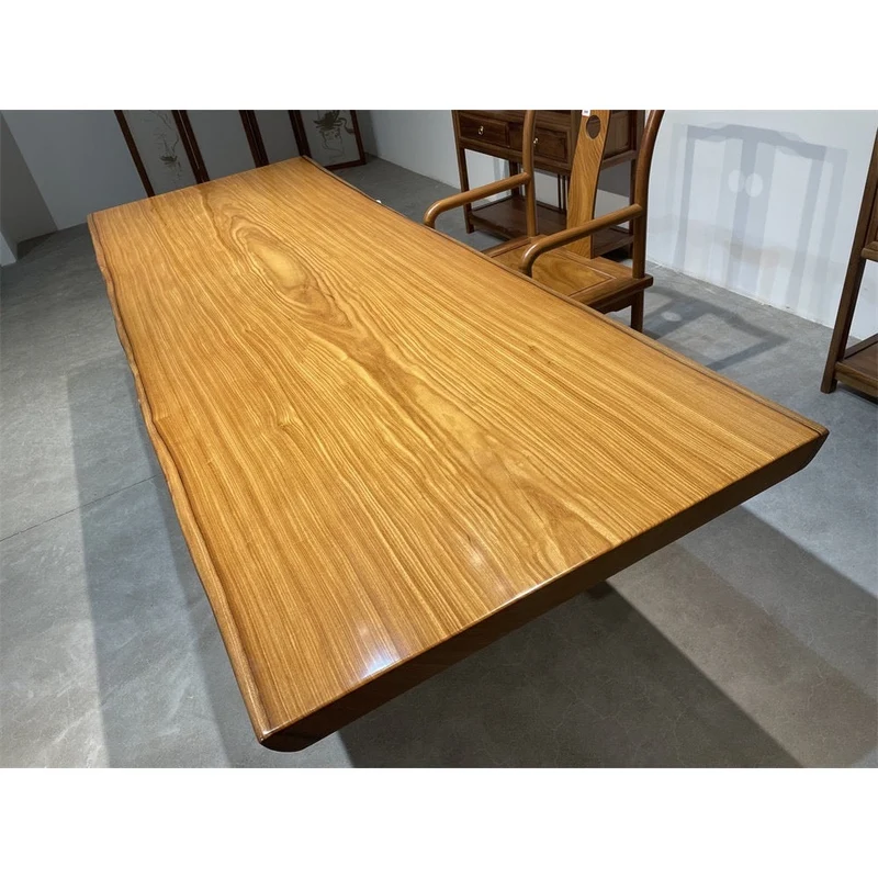 Finesse Live Edge Teak Dining Table