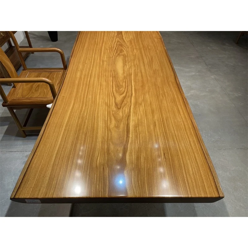 Finesse Live Edge Teak Dining Table