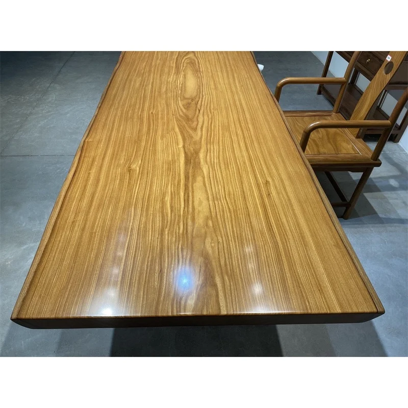 Finesse Live Edge Teak Dining Table