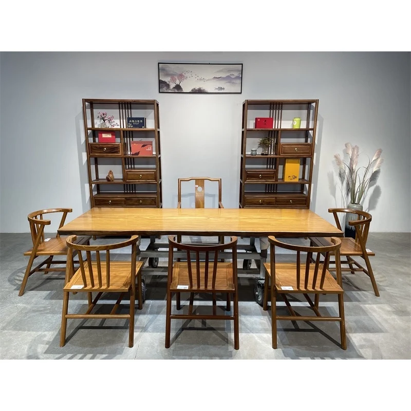 Finesse Live Edge Teak Dining Table