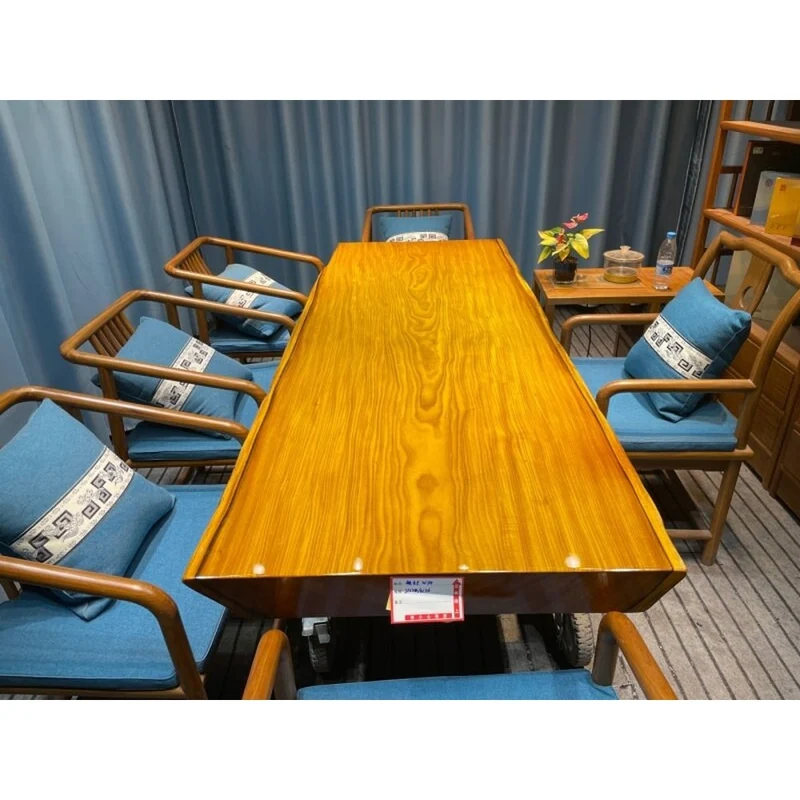 Fusion Long Teak Wood Table