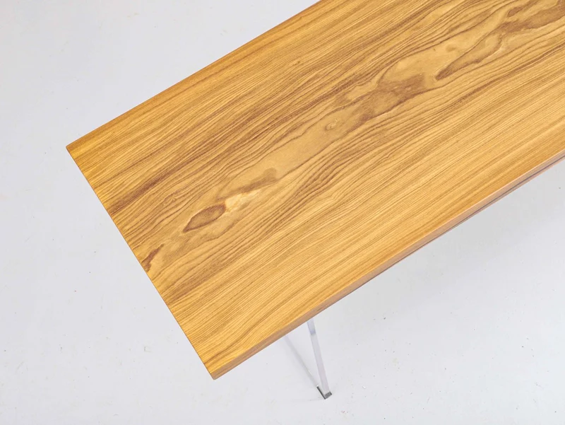 Live Edge Teak Wood Slab Dining Table