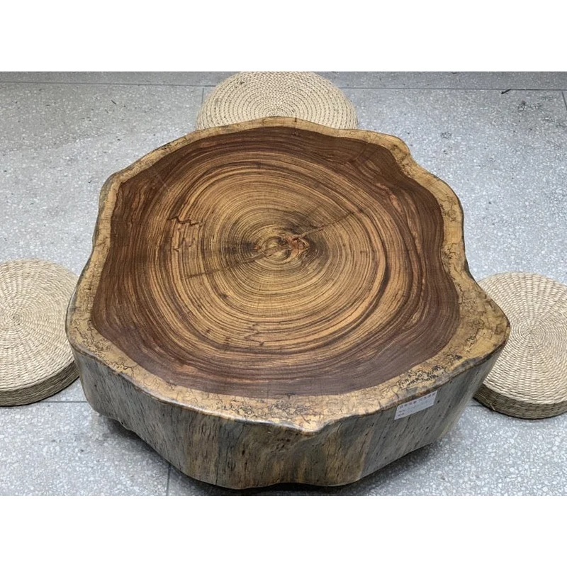 Spirited Africa Wood Drum Table