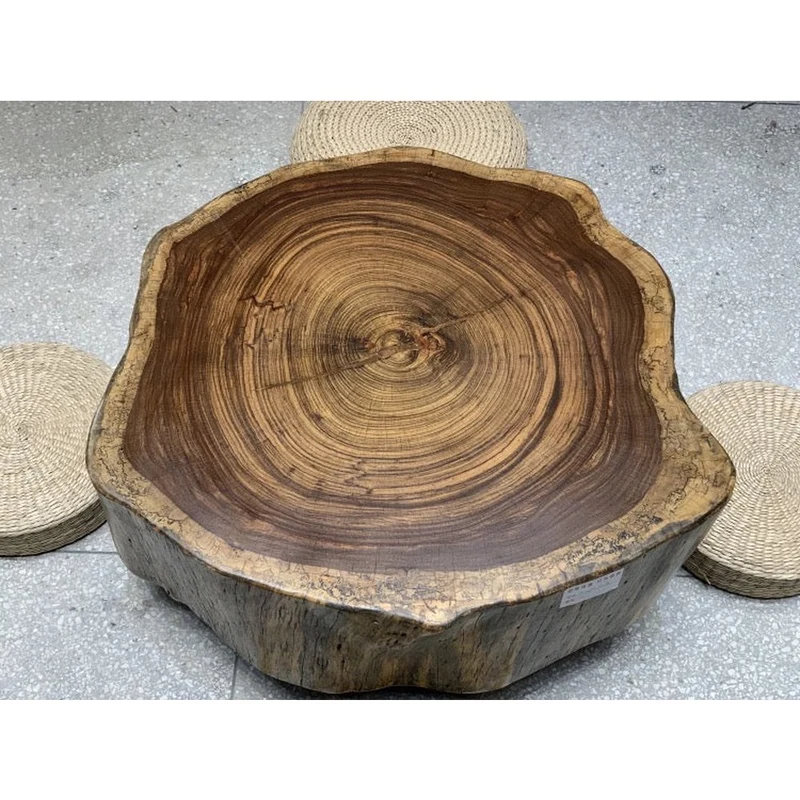 Spirited Africa Wood Drum Table