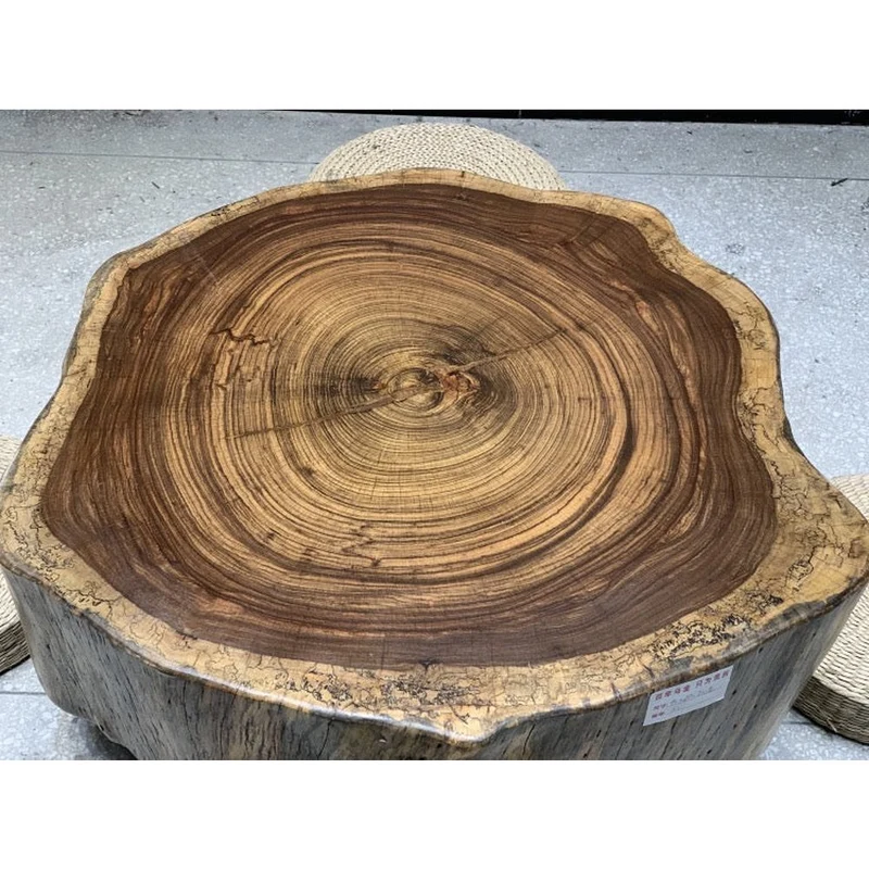 Spirited Africa Wood Drum Table