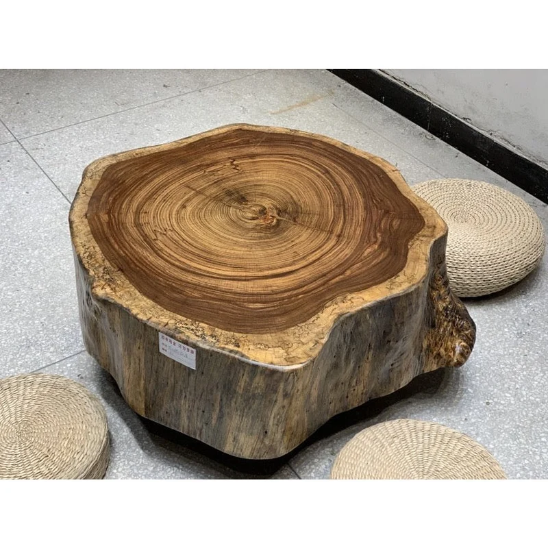 Spirited Africa Wood Drum Table