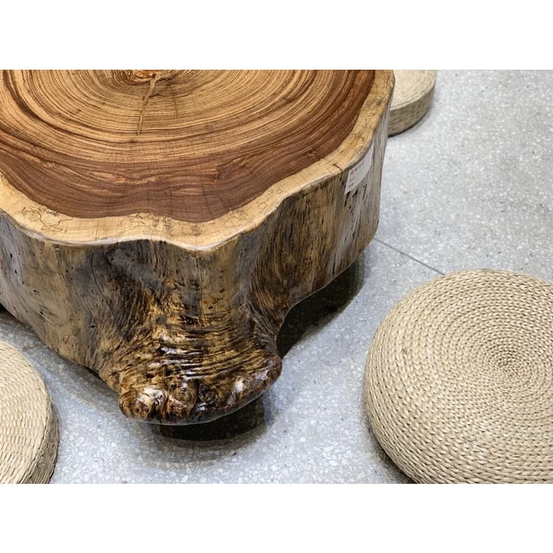 Spirited Africa Wood Drum Table