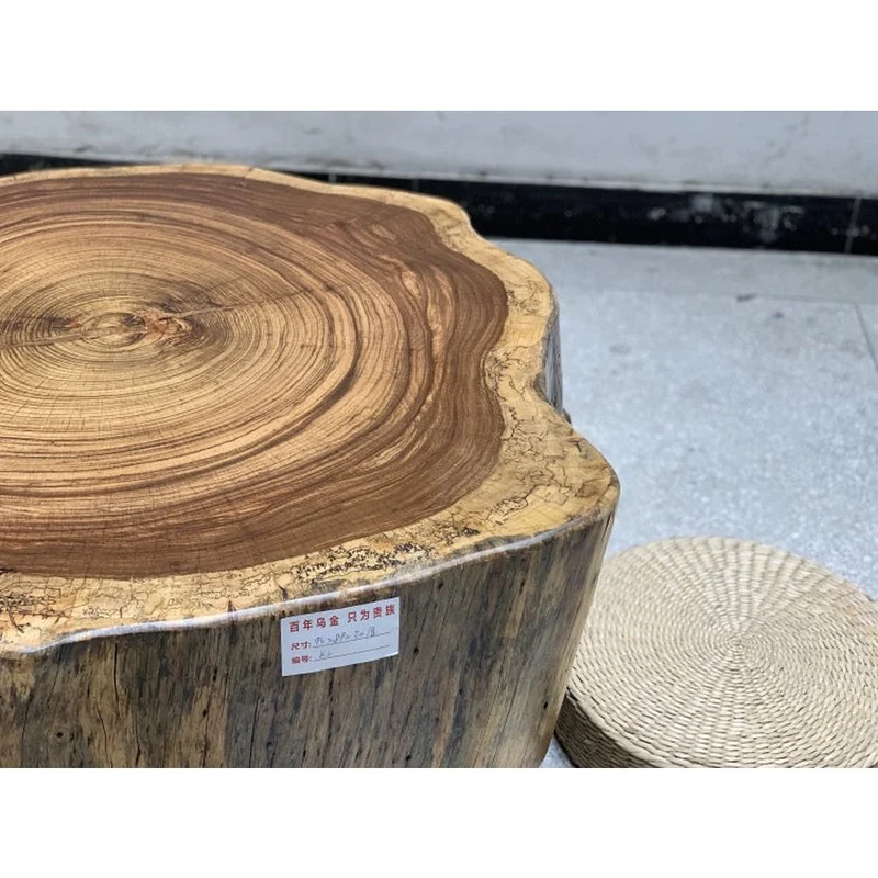 Spirited Africa Wood Drum Table