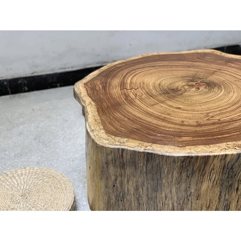 Spirited Africa Wood Drum Table