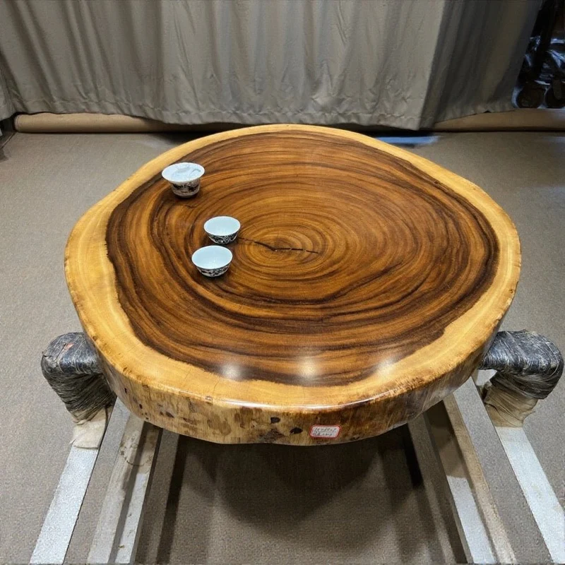 Summit Live Edge Round Dining Table