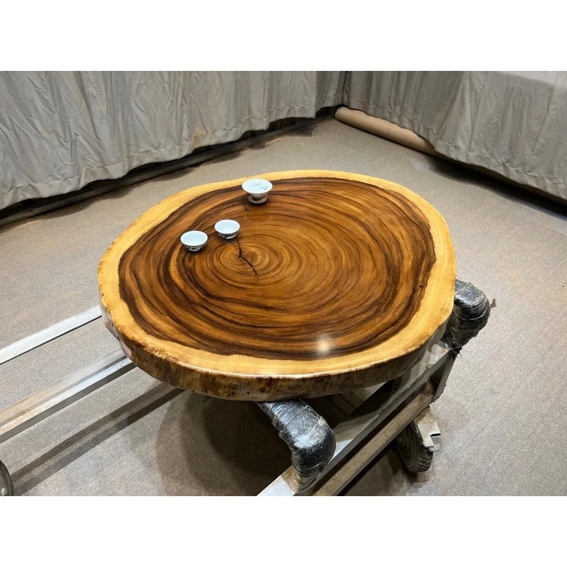 Summit Live Edge Round Dining Table