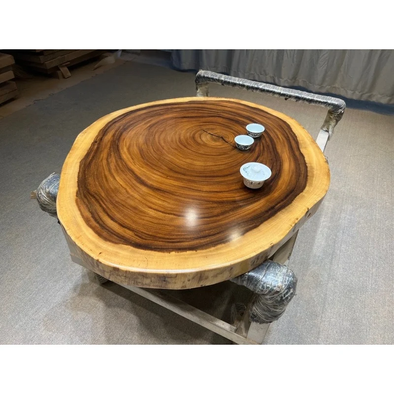 Summit Live Edge Round Dining Table