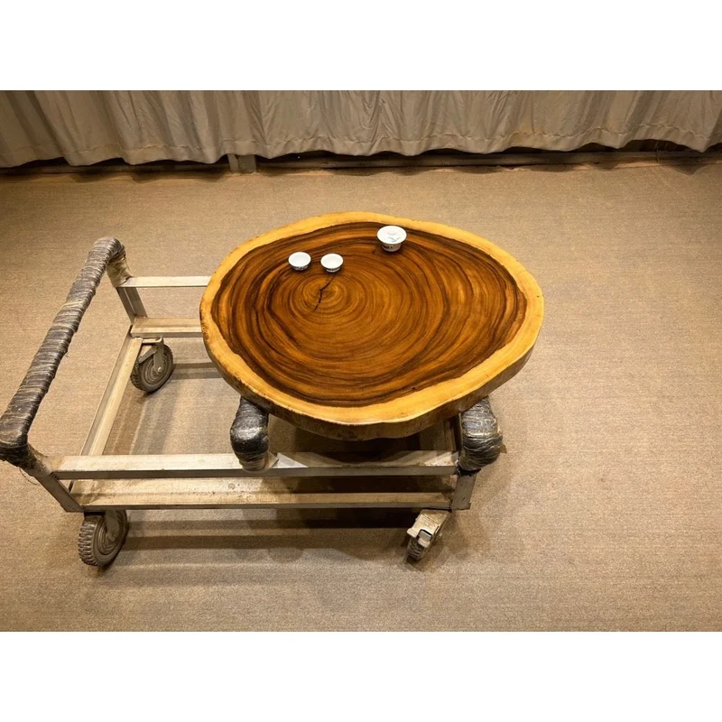 Summit Live Edge Round Dining Table