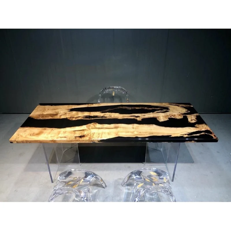 Mystical Forest Epoxy Resin Table