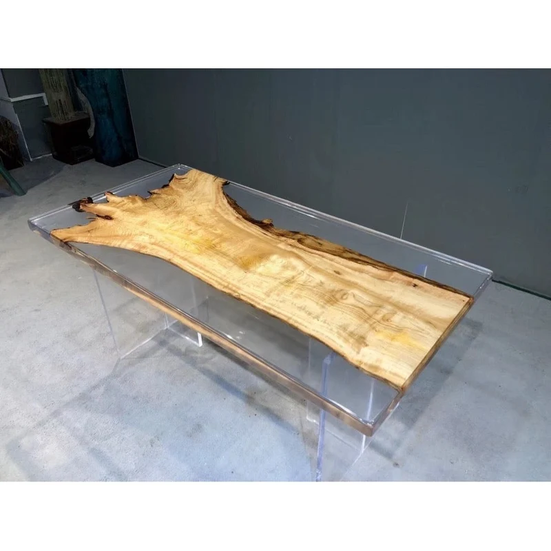 Dreamy Horizon Camphor Wood Resin Table