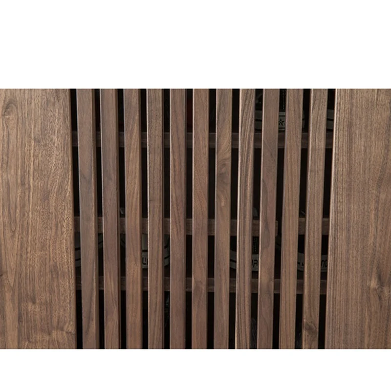 Brilliance Minimalist Black Walnut Wood Shoe Cabinet