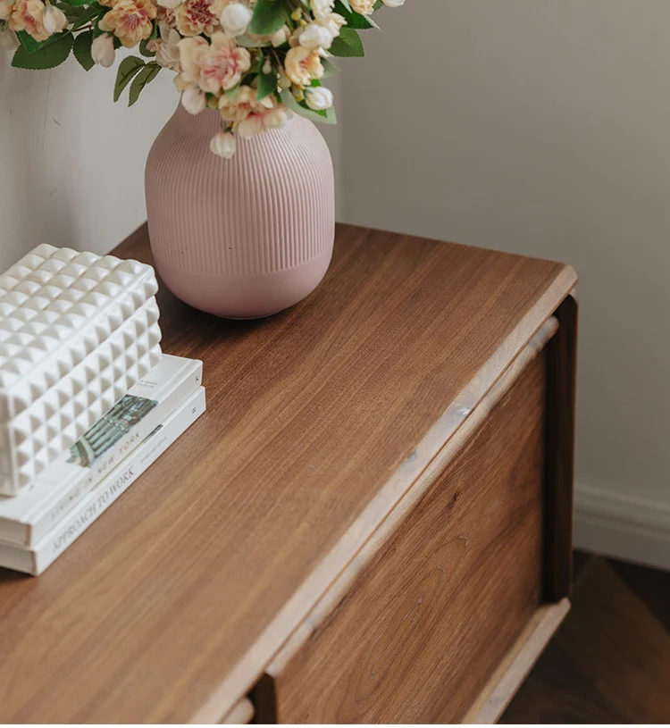 Grove Black Walnut TV Stand with Drawers