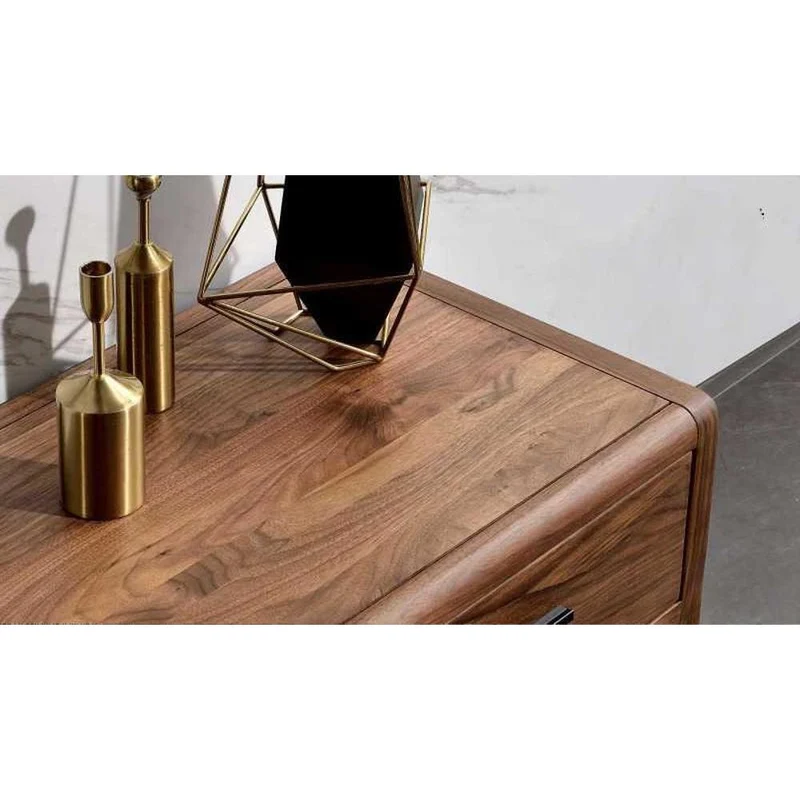 Spark Open Space TV Cabinet in Black Walnut Wood