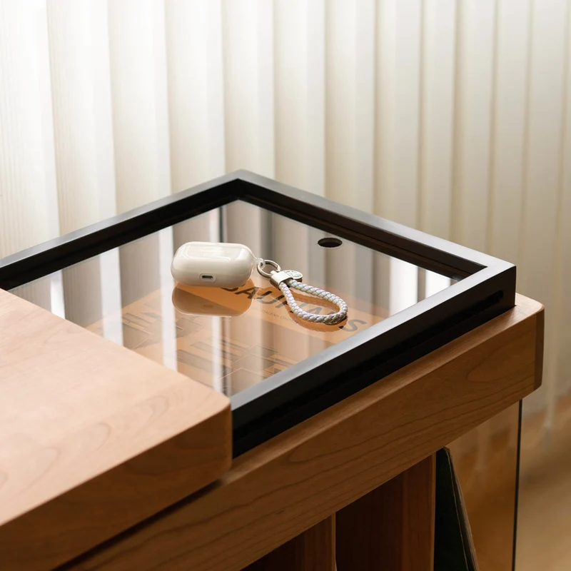 Horizon Recorder Hi-Fi Solid Cherry Wood Side Table
