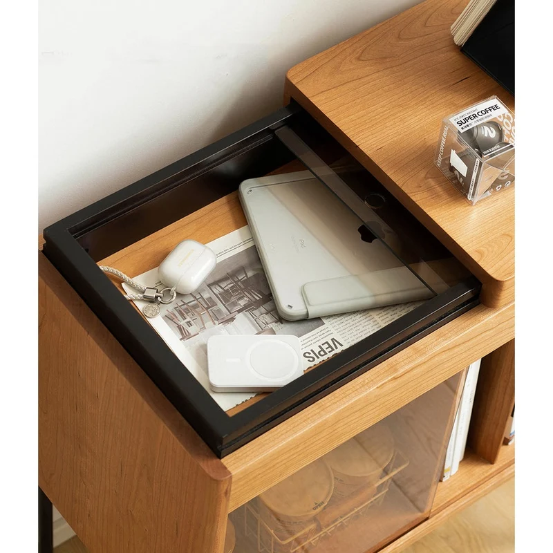 Horizon Recorder Hi-Fi Solid Cherry Wood Side Table