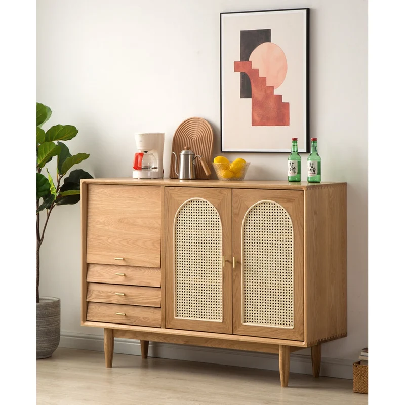 Nordic Natural White Oak Wood Kitchen Cabinets