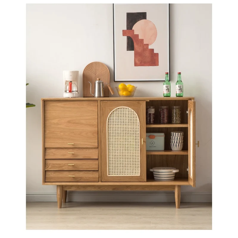 Nordic Natural White Oak Wood Kitchen Cabinets
