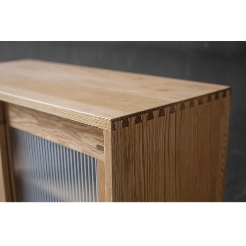 Large Hand-Craft Oak Wood Kitchen Cupboard