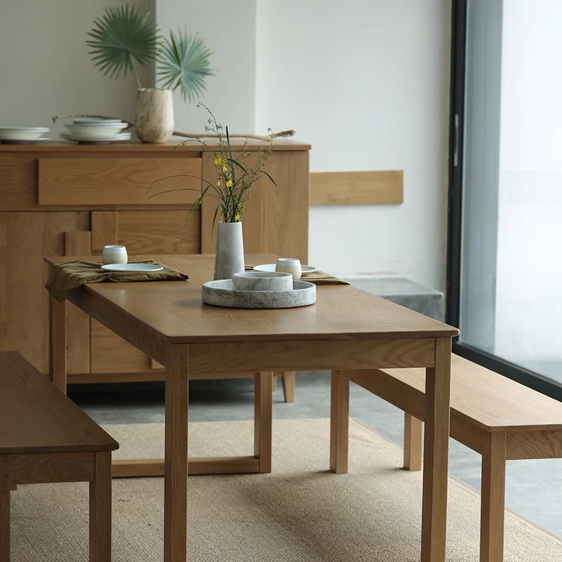 Multi-Drawers Solid White Oak Wood Dressers