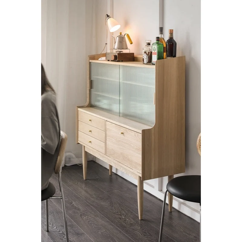 Glamour Relax Space Oak Wood Kitchen Cupboard
