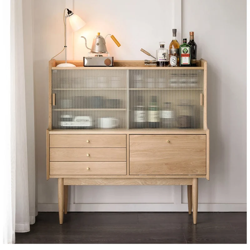 Glamour Relax Space Oak Wood Kitchen Cupboard