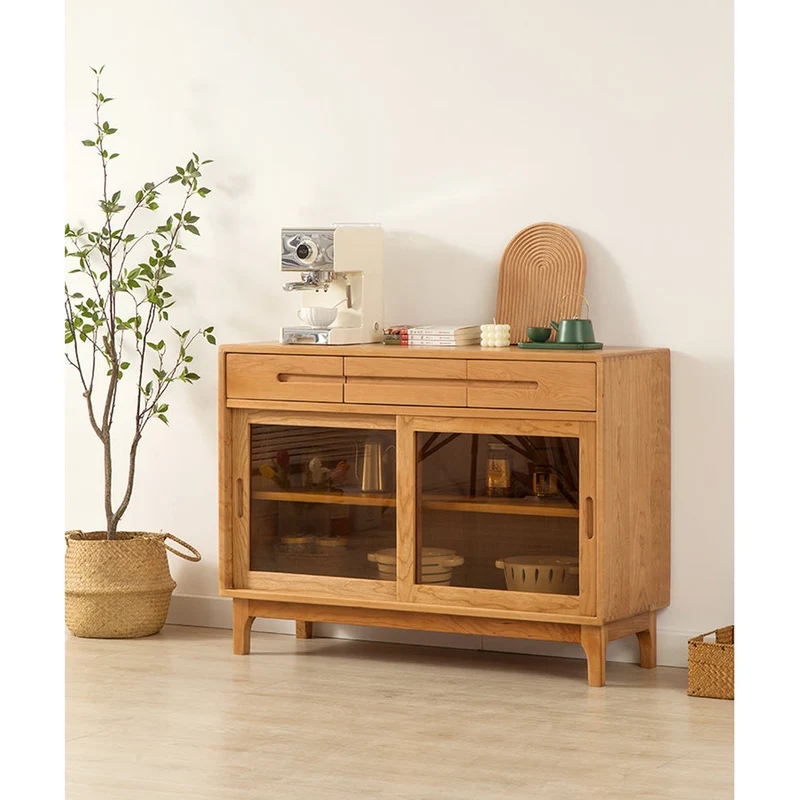 Mosaic Solid Cherry Wood Cupboard