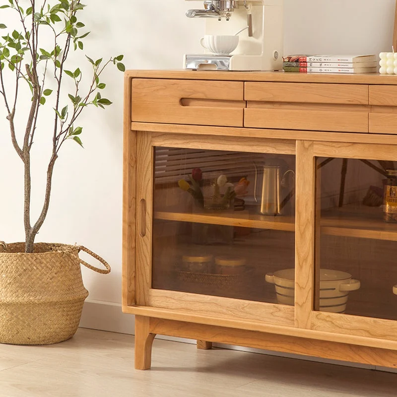 Mosaic Solid Cherry Wood Cupboard