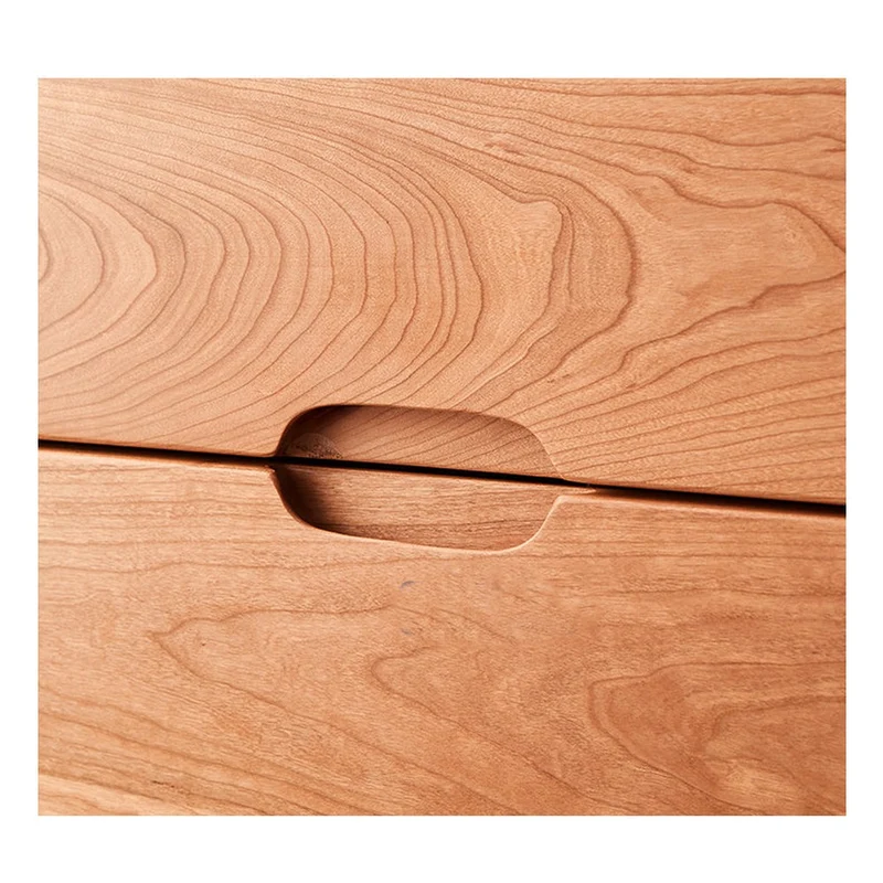 Citrine Chest of 4 Drawers Cherry Wood Dresser