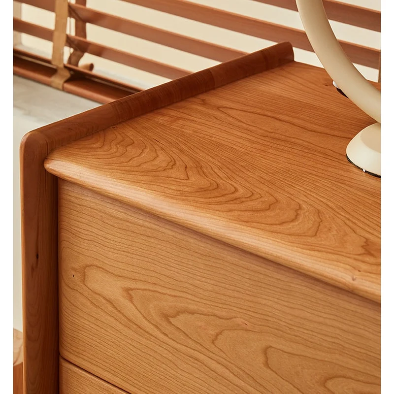 Vintage Inspired 9-Drawer Cherry Wood Dresser