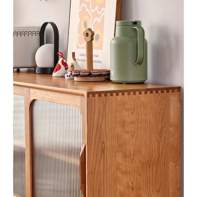 Aura Multi-Layer Style Cherry Wood Kitchen Cabinets