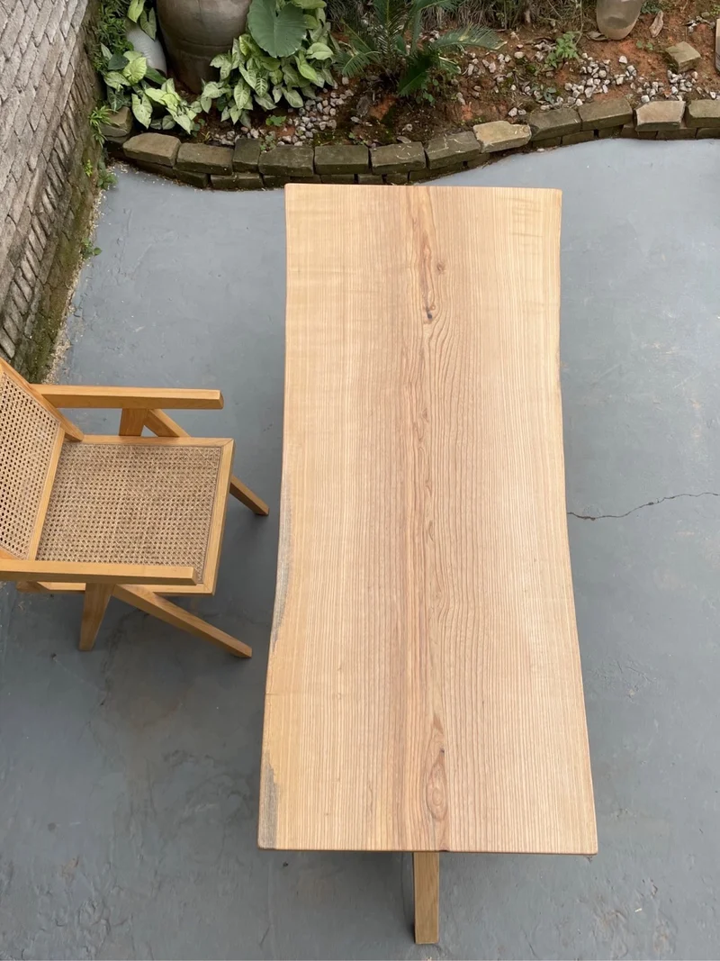 Breezy Willow Wood Slab Coffee Table