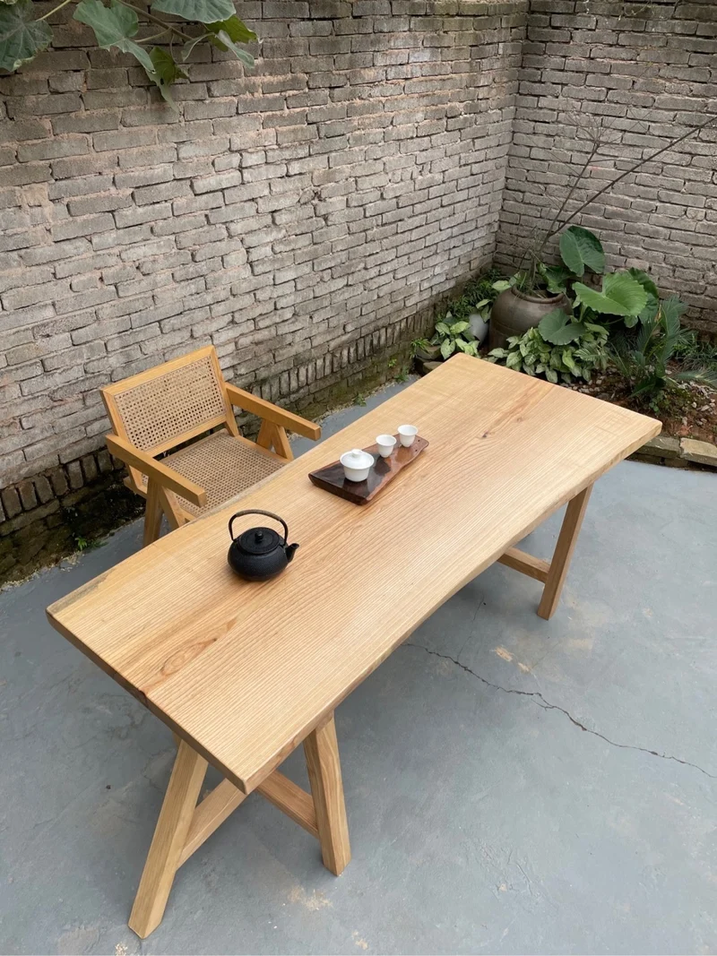 Breezy Willow Wood Slab Coffee Table