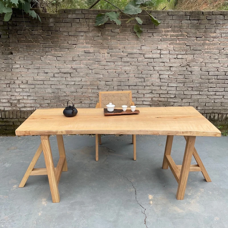 Breezy Willow Wood Slab Coffee Table