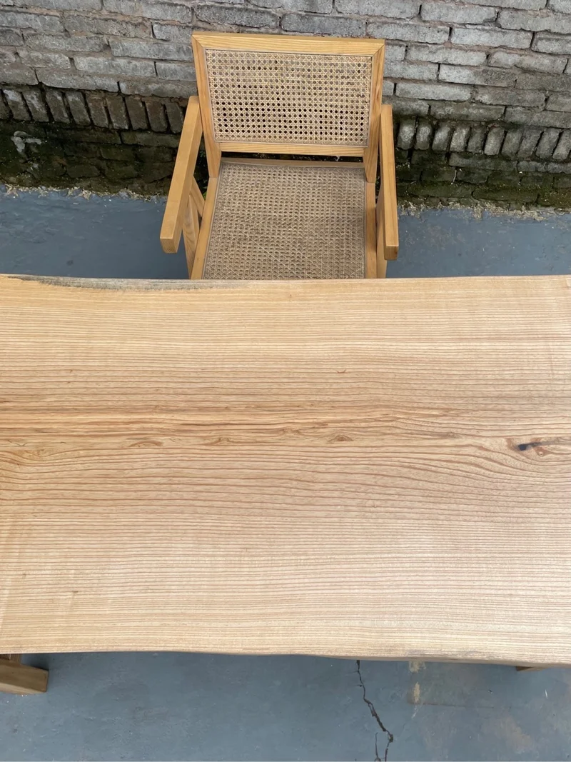 Breezy Willow Wood Slab Coffee Table