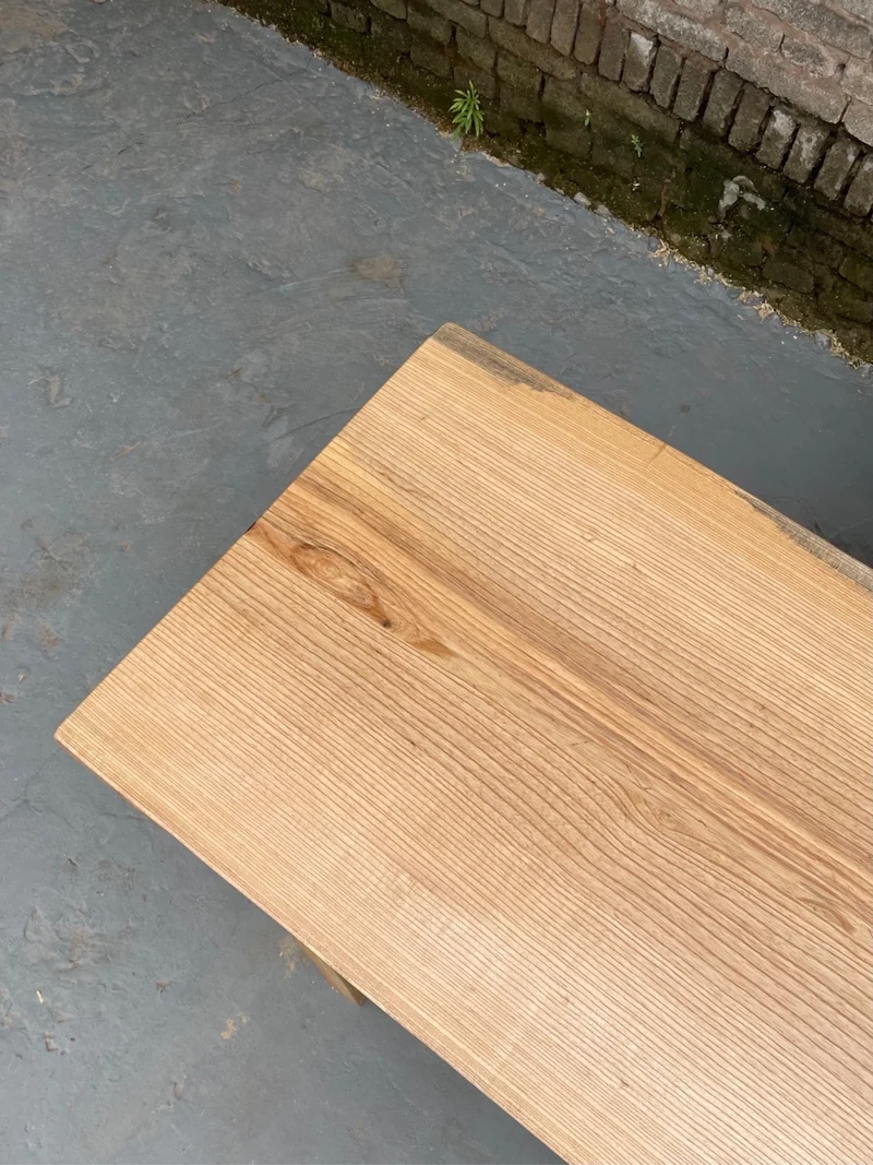 Breezy Willow Wood Slab Coffee Table
