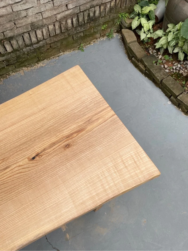 Breezy Willow Wood Slab Coffee Table