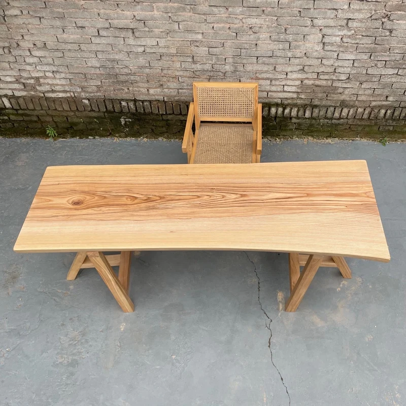 Elysium Ash Slab Dining Table