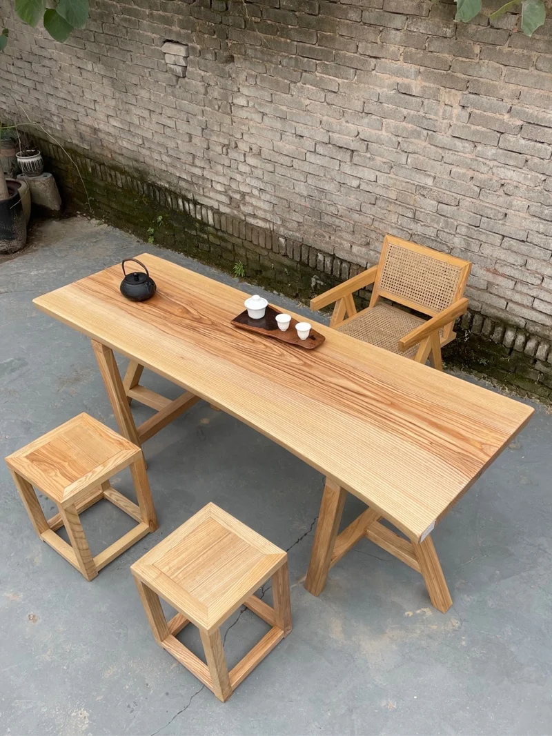 Elysium Ash Slab Dining Table