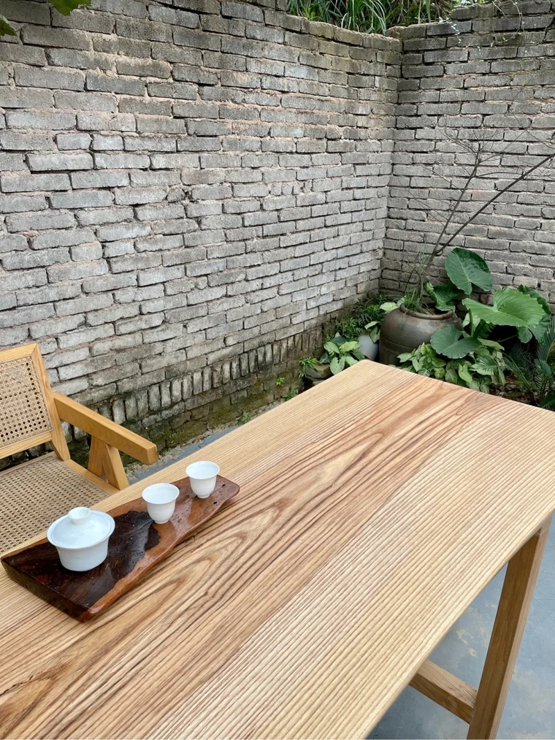 Elysium Ash Slab Dining Table