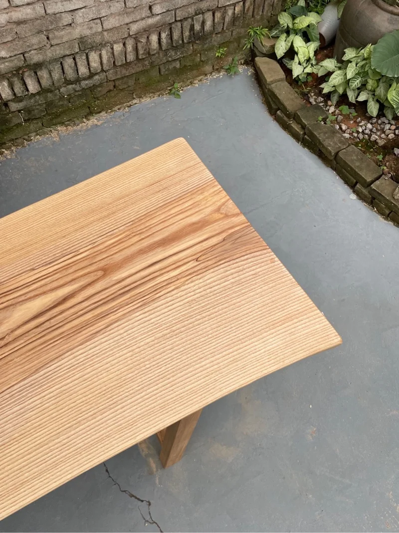 Elysium Ash Slab Dining Table